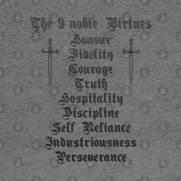 The 9 noble virtues by GNDesign